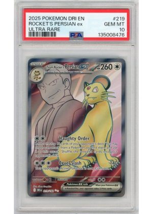 Team Rocket’s Persian ex – 219/182 – PSA 10