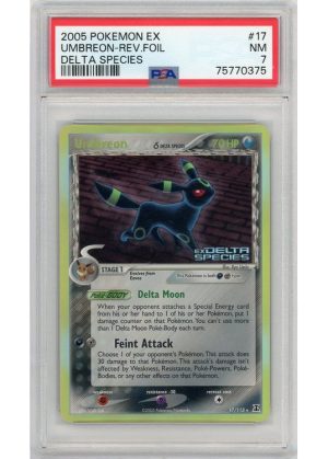 Umbreon &delta; – 17/113 – Reverse Foil – PSA 7